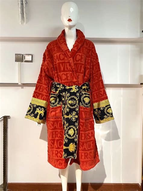 peignoir versace replica|how to tell versace robe.